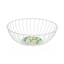 Basket spelset Versa Wit Metaal Staal Hout MDF 28 x 11 x 28 cm