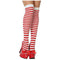 Kostuumsokken Striped Één maat Rood