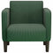 Fauteuil met armleuningen 54 cm corduroy stof jungle groen