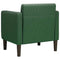 Fauteuil met armleuningen 54 cm corduroy stof jungle groen