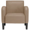 Fauteuil met armleuningen Cappuccino 54 cm kunstleer