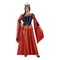 Kostuums voor Volwassenen 113916 Rood Marineblauw Middeleeuwse Koningin Maat M/L
