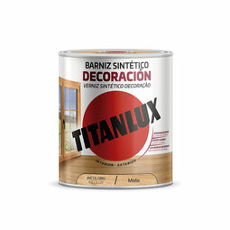 Synthetische vernis Titanlux m12100014 Mat Kleurloos 250 ml