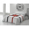 Dekbedovertrek set Hosteline MIRO Roze Bed van 180 260 x 240 cm 4 Onderdelen