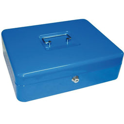 Kluis Q-Connect KF03327 Blauw Metaal 300 x 240 x 90 mm