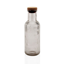 Waterfles Versa Grijs Glas 1 L 8,7 x 27,8 x 8,7 cm