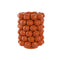 Vaas Home ESPRIT Oranje Keramisch Keramiek Tropisch 25 x 25 x 30 cm