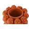 Vaas Home ESPRIT Oranje Keramisch Keramiek Tropisch 25 x 25 x 30 cm