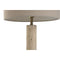 Bureaulamp Home ESPRIT Beige Linnen Marmer 35 x 35 x 72 cm