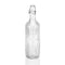 Waterfles Versa Transparant Glas Aluminium 1 L 8,1 x 31,5 x 8,1 cm
