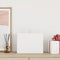 Papieren kraftzakken 50 st met hengsels 32x17x25 cm wit
