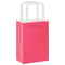 Papieren kraftzakken 250 st met hengsels 15x8x21 cm roze