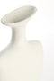 Light&living Vaas deco 23x9,5x40,5 cm TROVO keramiek wit