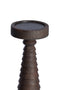 Light&living Kaarsenhouder Ø13,5x35 cm ALMOLA mango hout donker bruin