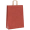 Papieren kraftzakken 250 st met hengsels 32x12x42 cm rood