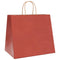 Papieren kraftzakken 50 st met hengsels 32x22x28 cm rood
