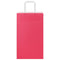 Papieren kraftzakken 50 st met hengsels 21x11x36 cm roze