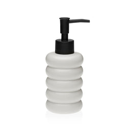 Zeepdispenser Versa Wit Keramisch Bamboe
