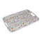 Snackdienblad Versa Melamine 31 x 3 x 46,2 cm Blommor