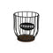 Mand Versa Metaal Staal 9 x 24,5 x 22 cm