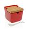Suikerpot Versa Met deksel Keramisch (8,8 x 10,3 x 8,8 cm) Kleur Grijs
