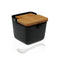 Suikerpot Versa Zwart Keramisch 8,8 x 8,5 x 8,8 cm