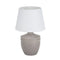 Bureaulamp Versa Aurelia Grijs Katoen Keramisch 40 W 20 x 31,5 cm