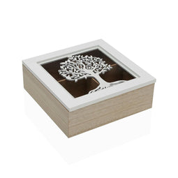 Box for Infusions Versa Hout MDF 20 x 7 x 20 cm Levensboom