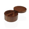 Zoutvaatje met deksel Versa Bamboe Acacia 11,7 x 6,8 x 11,7 cm