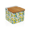Zoutvaatje met deksel Versa Keramisch Dolomite Citroen 12,2 x 11,5 x 12,2 cm