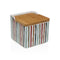 Zoutvaatje met deksel Versa LIGNE Keramisch Dolomite 12,2 x 11,5 x 12,2 cm
