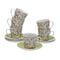 Set van Kopje met Schotel Versa Porselein Blommor