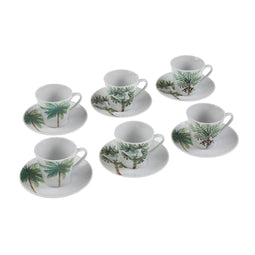 Set van Kopje met Schotel Versa Porselein Lakens