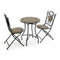 Tafel met twee stoelen Versa Italo 60 x 71 x 60 cm