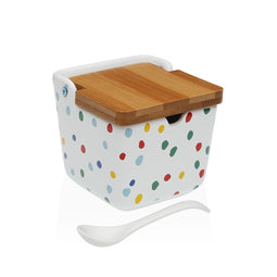 Suikerpot Versa DOTTY Keramisch 8,8 x 8,5 x 8,8 cm