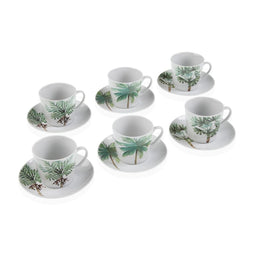 Set van Kopje met Schotel Versa Porselein Lakens