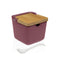 Suikerpot Versa Burgundy Keramisch 8,8 x 8,5 x 8,8 cm