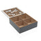 Box for Infusions Versa Hout MDF 20 x 7 x 20 cm Blommor