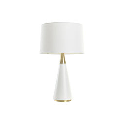 Bureaulamp Home ESPRIT Wit Gouden 50 W 220 V