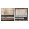 Schilderij Home ESPRIT Bruin Zwart Modern Stads 100 x 4 x 100 cm (2 Stuks)