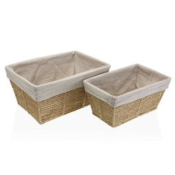 Wasmand Versa Zenit Bruin Zeealgen 22 x 15 x 32 cm
