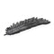 Middenstuk Versa Zilverkleurig Veer 19 x 3 x 60 cm