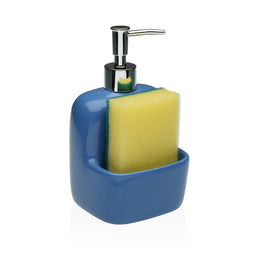 Zeepdispenser Versa Blauw Keramisch 9,4 x 17,8 x 10,5 cm