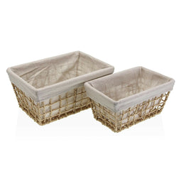 Wasmand Versa Nadir Bruin Zeealgen 22 x 15 x 32 cm