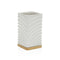 Tandenborstelhouder Versa Wit Keramisch Bamboe