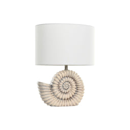 Bureaulamp Home ESPRIT Wit Beige