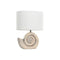 Bureaulamp Home ESPRIT Wit Beige