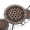 Tafel met twee stoelen Versa Navia 60 x 71 x 60 cm