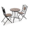 Tafel met twee stoelen Versa Aruba 60 x 71 x 60 cm