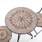 Tafel met twee stoelen Versa Aruba 60 x 71 x 60 cm